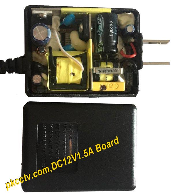 CCTV power adaptor DC12V1A PCB board